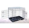 Trasportino gabbia box multifunzionale per cane L 91 cm colore Argento