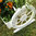 Doppia fioriera carretto bianco 44 cm x 42 cm x 40 cm