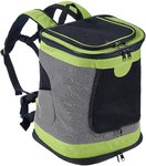 Zaino Respirabile Pet Backpackper con Pesi Fino a 8 KG Verde