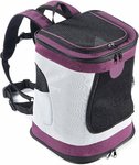 Zaino Respirabile Pet Backpackper con Pesi Fino a 8 KG Viola