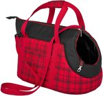 Dog Carrier Dog Carrying Bag Cat Carrier, Taglia 1, 12 - rosso - a quadretti