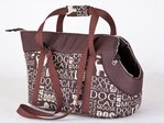 Dog Carrier Dog Carrying Bag Cat Carrier,  taglia 1,7 -marrone con titoli