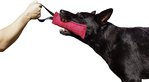 Salsiccia per addestramento del cane di protezione (20x7 cm, 1 maniglia, rosa)